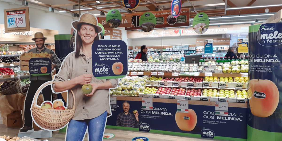 Mele in festa: Melinda si racconta in oltre mille punti vendita 